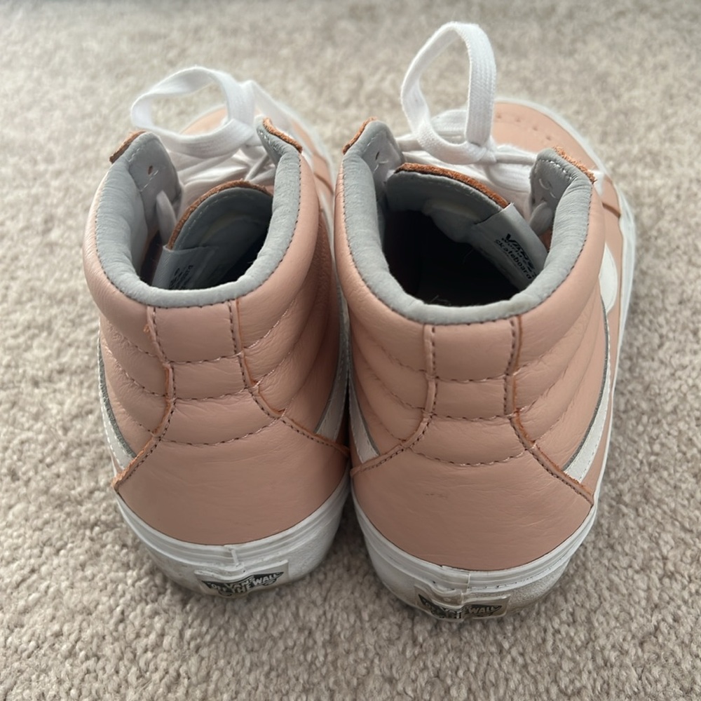 Vans pale pink Sk8-Hi Shoes - Picture 5 of 5